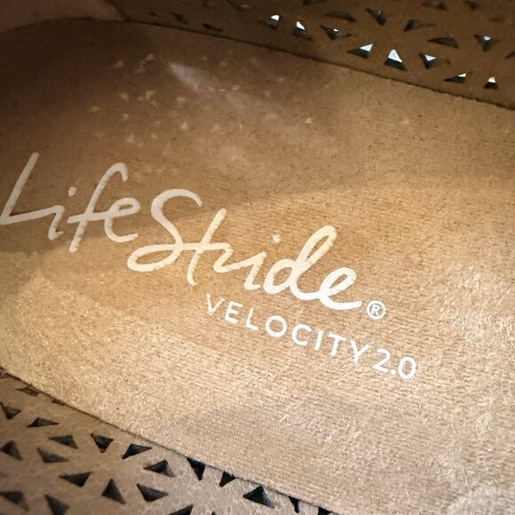 LifeStride Velocity Zamora Perforated Flats Loafers Womens Size 8.5W Blue - Picture 5 of 6